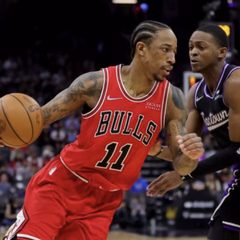 DeMar DeRozan, the man who has traveled the most distance in the NBA.