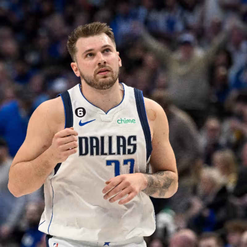 Luka Doncic, star of the Dallas Mavericks.