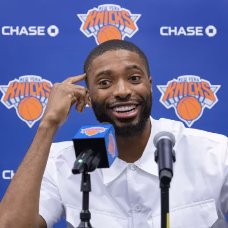 Mikal Bridges, jugador de New York Knicks.