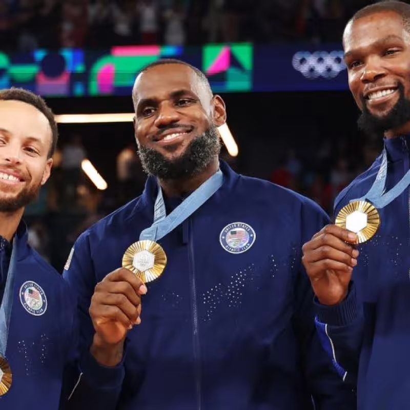 Stephen Curry, LeBron James y Kevin Durant