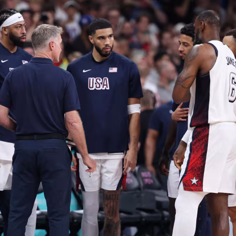 Team USA, en un tiempo muerto en los Juegos Olímpicos de París 2024