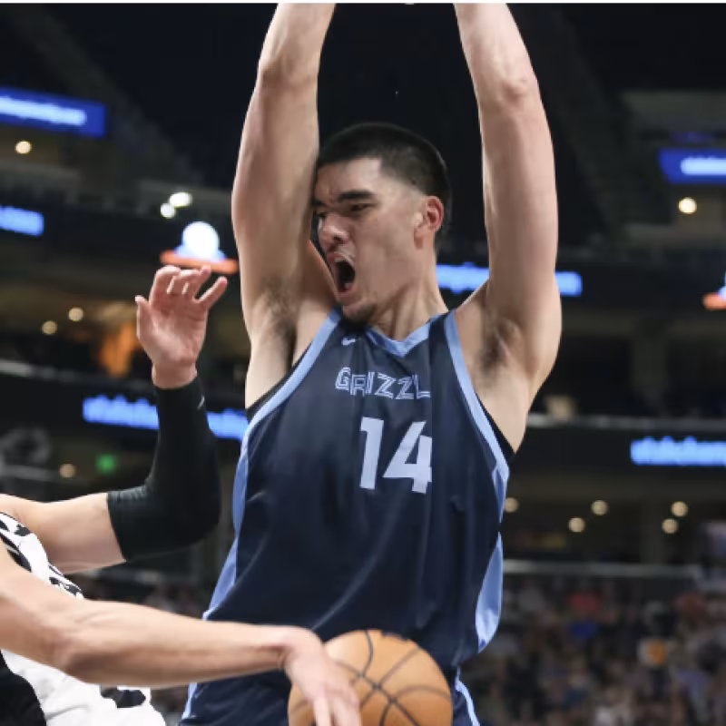 Zach Edey, rookie of the Memphis Grizzlies.
