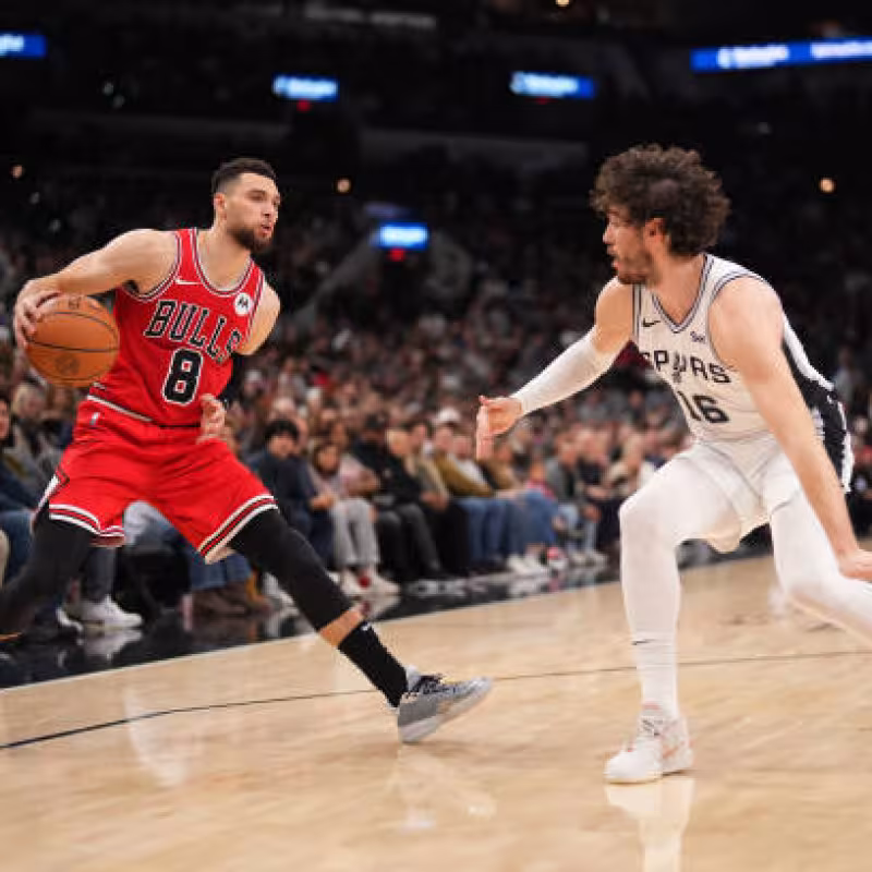 Zach LaVine, NBA rumors for Spurs. Photo: gettyimages
