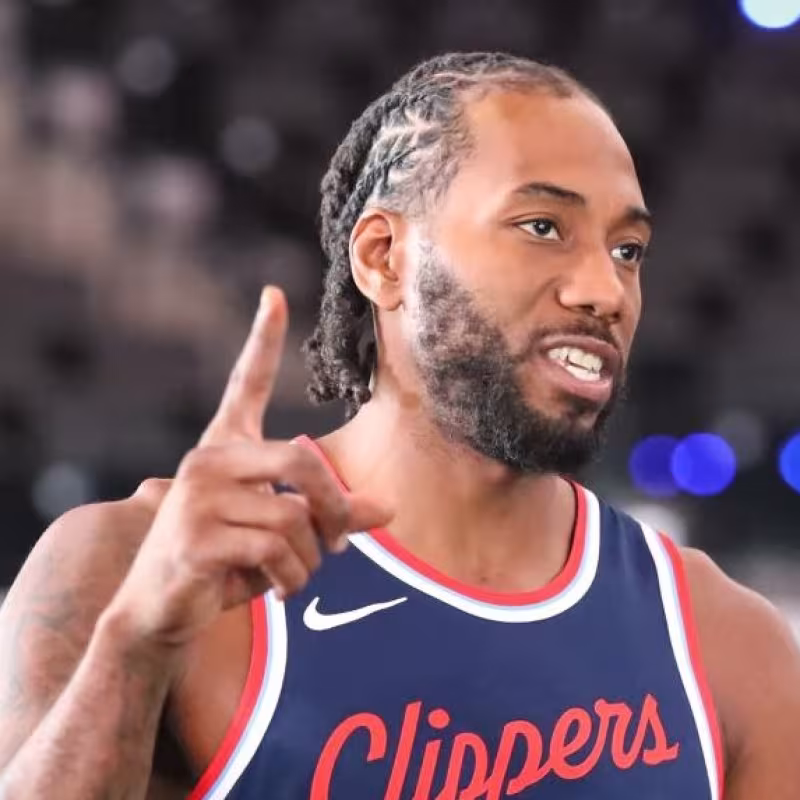 Kawhi Leonard, star of the Los Angeles Clippers.