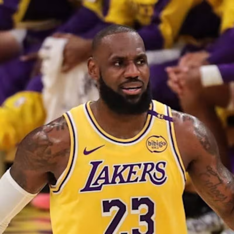 LeBron James, jugador de Los Angeles Lakers.