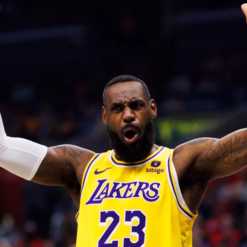 LeBron James, jugador de Los Angeles Lakers.