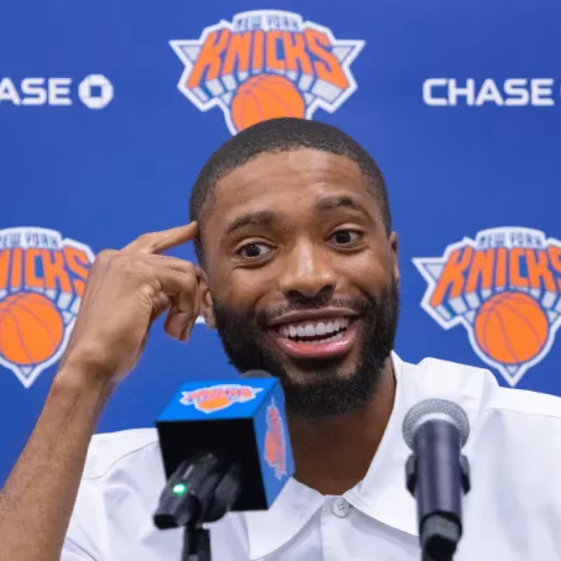 Mikal Bridges, jugador de New York Knicks.