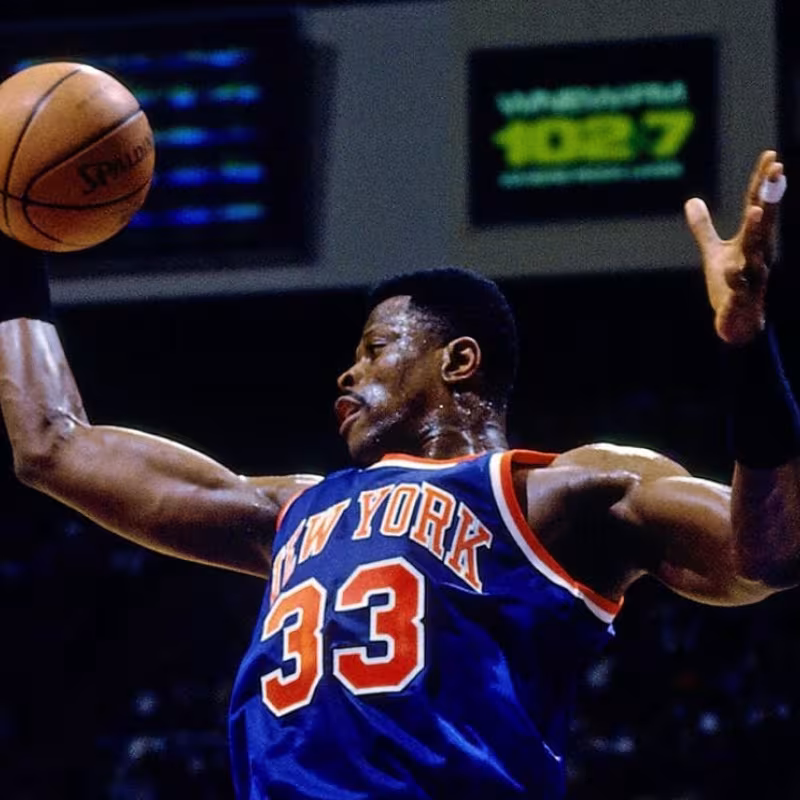 Patrick Ewing, NBA legend.