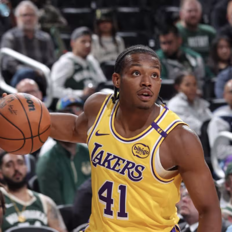 Quincy Olivari, nuevo jugador de Los Angeles Lakers. 