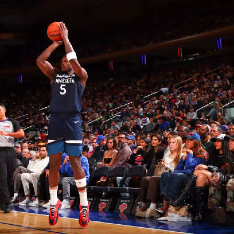 Anthony Edwards, momento clave de su carrera. Foto: gettyimages