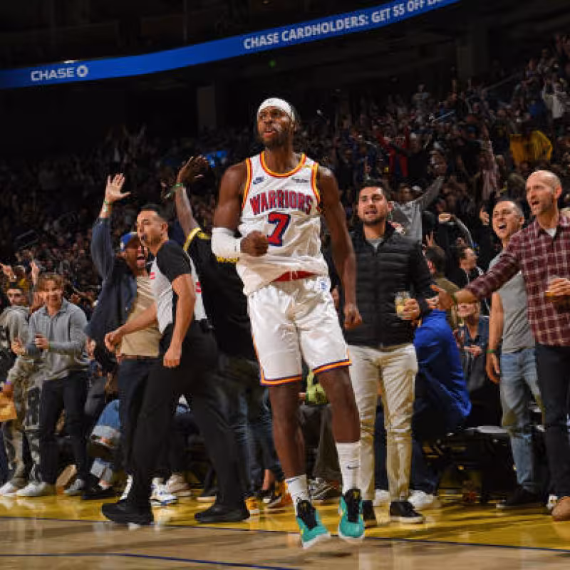 Buddy Hield records triples with Warriors. Photo: gettyimages.