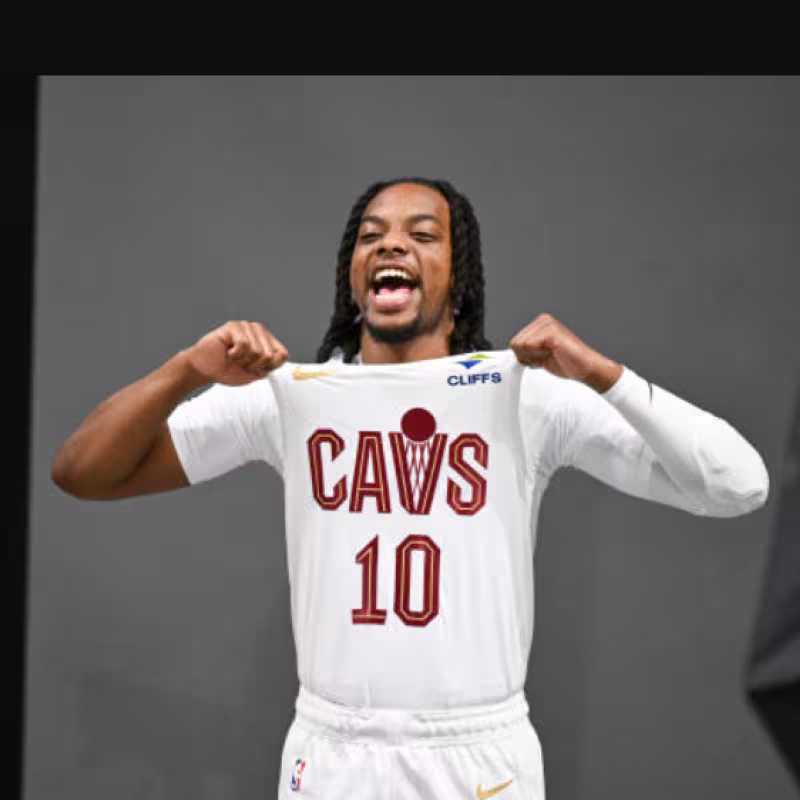 Darius Garland, en Media Day. Foto: gettyimages
