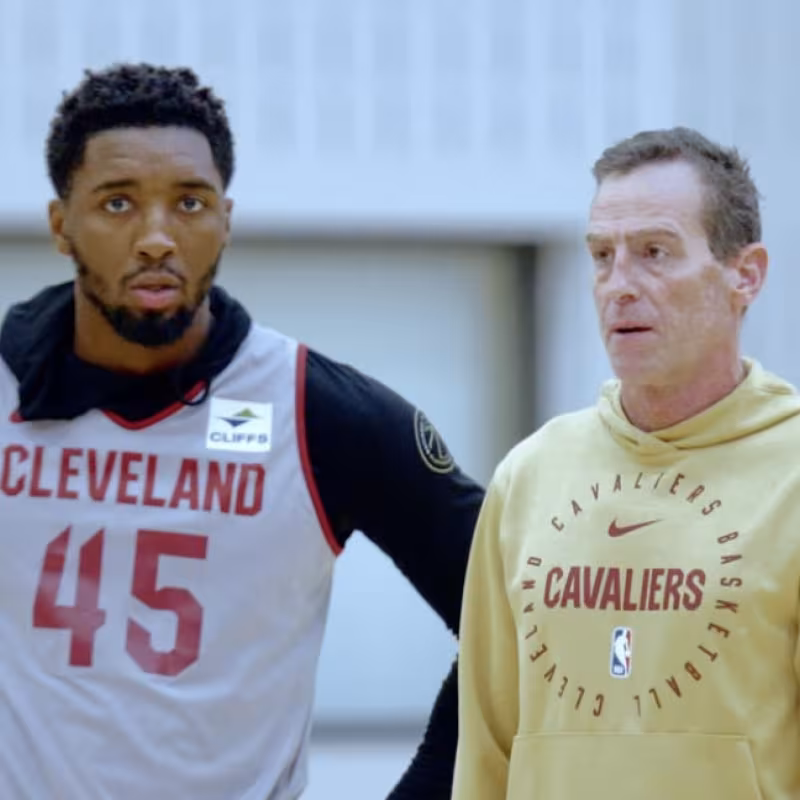 Donovan Mitchell, estrella de Cleveland Cavaliers. 