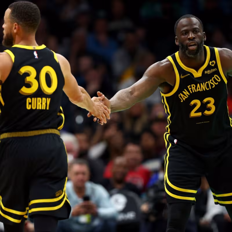 Stephen Curry and Draymond Green