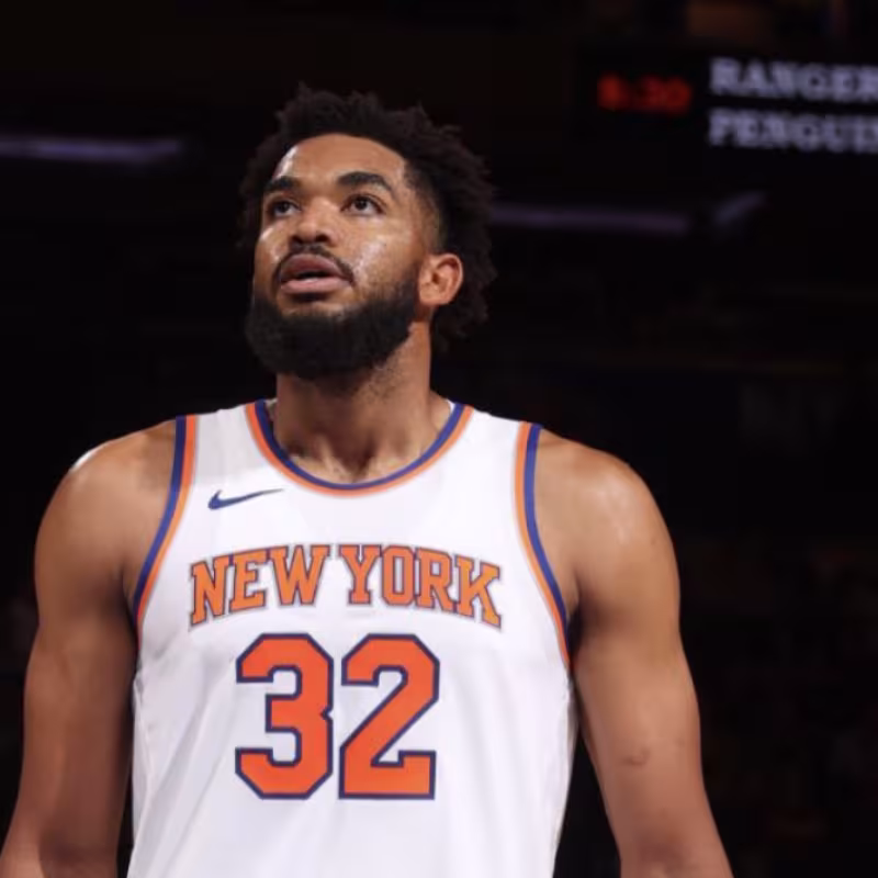 Karl-Anthony Towns, new star of the New York Knicks.