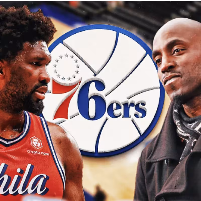 Brutal rajada de Garnett a Embiid. Montaje de Clutchpoints. 