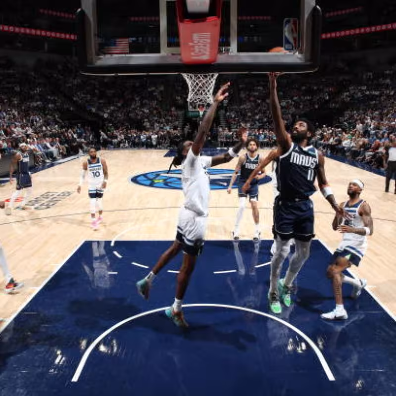 Kyrie Irving faces the Timberwolves. Photo: Getty Images