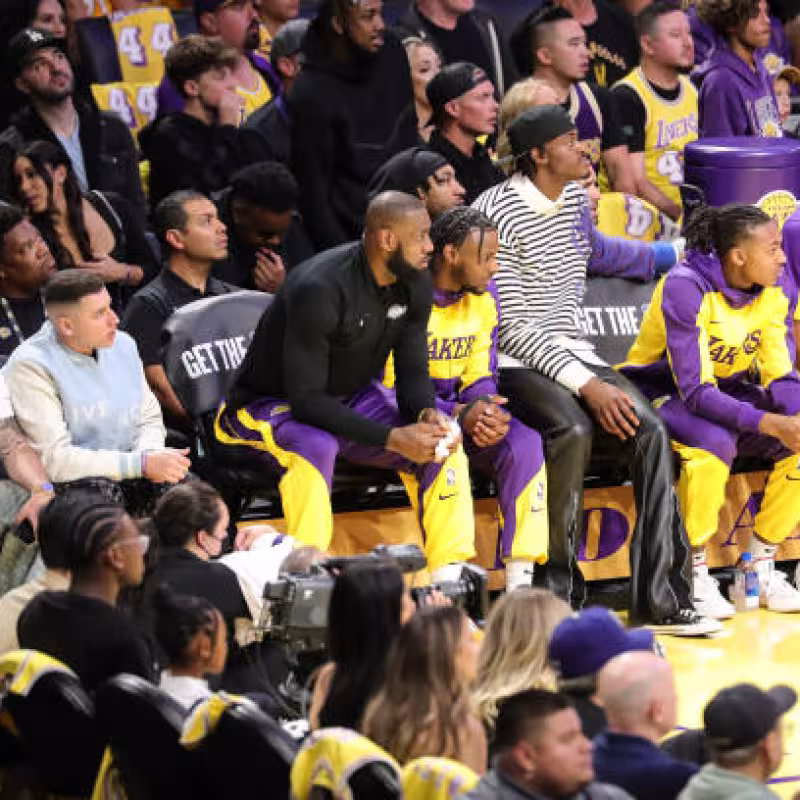 Consejo de Lebron a Bronny. Foto: gettyimages