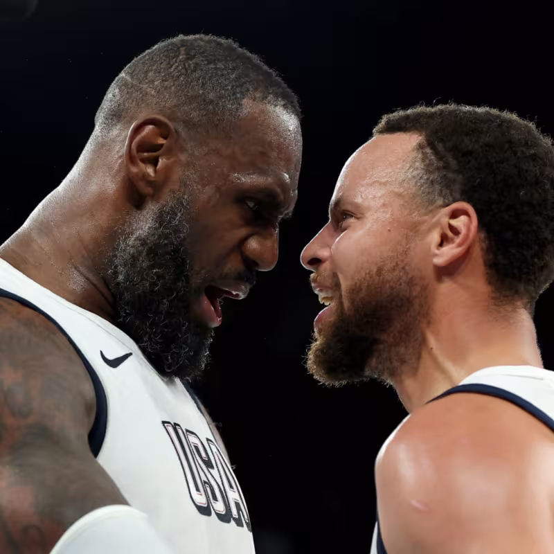 LeBron James and Stephen Curry