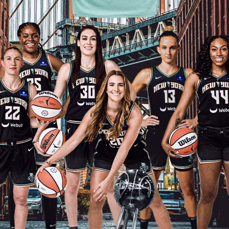 Las New York Liberty, campeonas de la WNBA. 