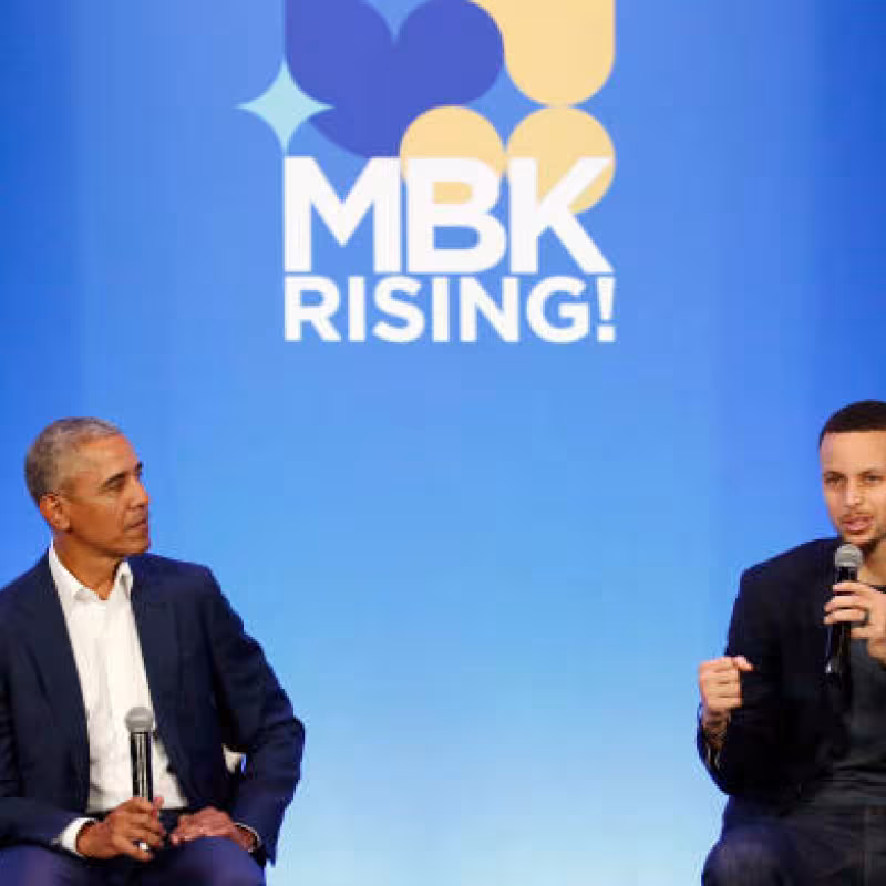 Obama, quinteto ideal NBA. Foto: gettyimages