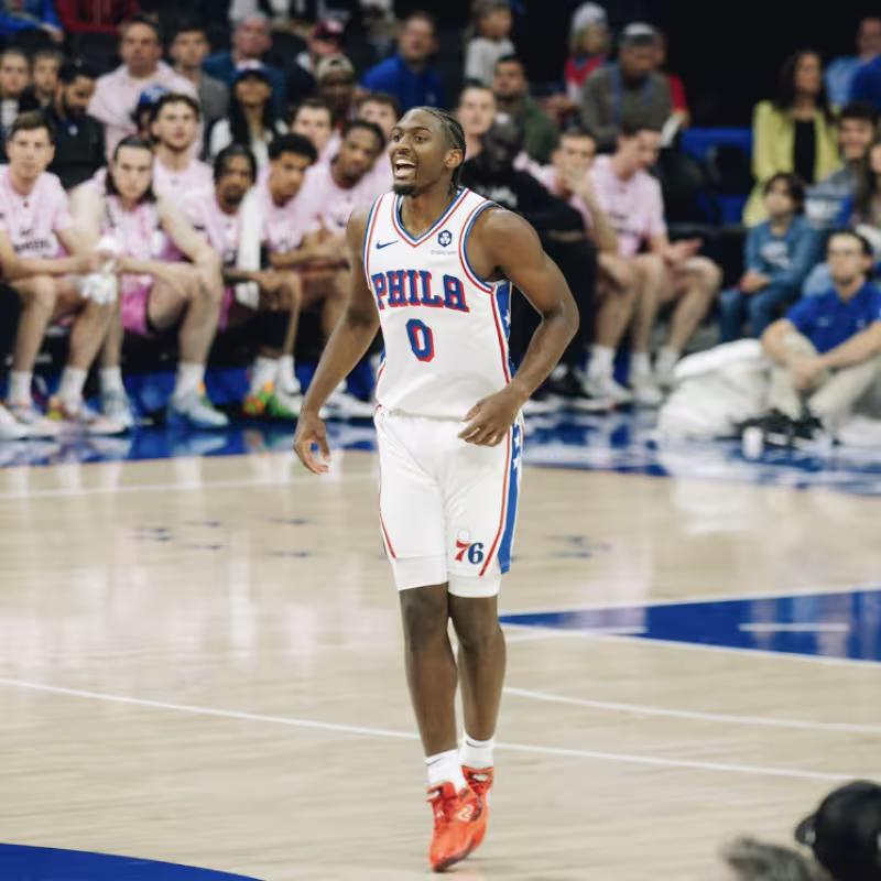 Tyrese Maxey, star of the Philadelphia 76ers.