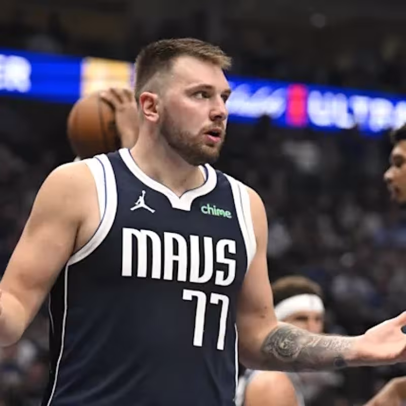 Luka Doncic, star of the Dallas Mavericks.