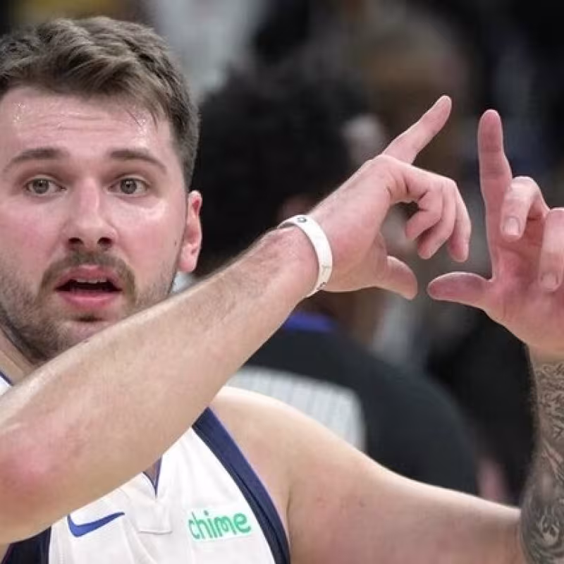 Luka Doncic, star of the Dallas Mavericks.