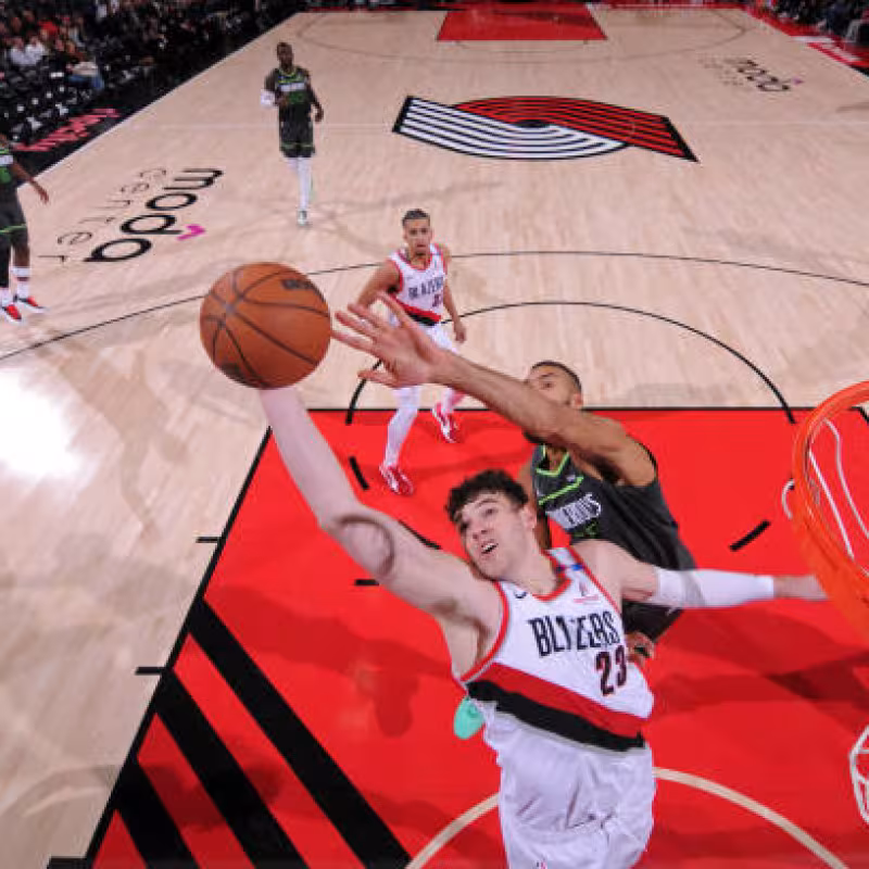 Donovan Clingan, en NBA. Foto: gettyimages
