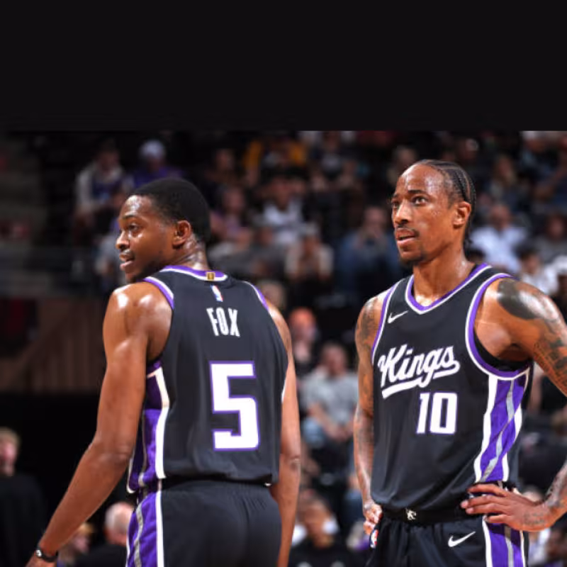 Fox and DeRozan, Kings duo. Photo: gettyimages