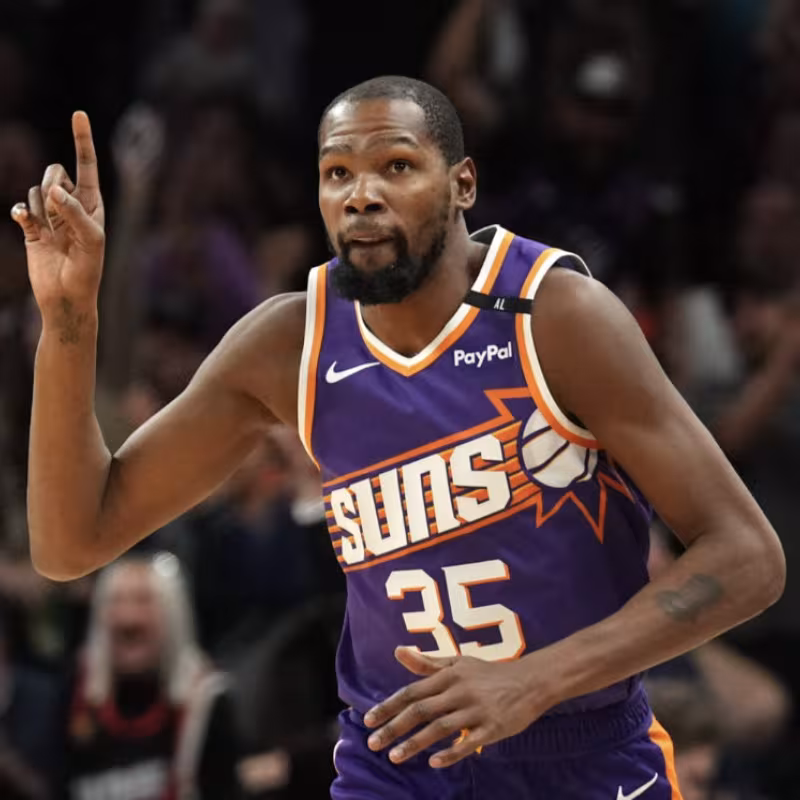 Kevin Durant, star of the Phoenix Suns.