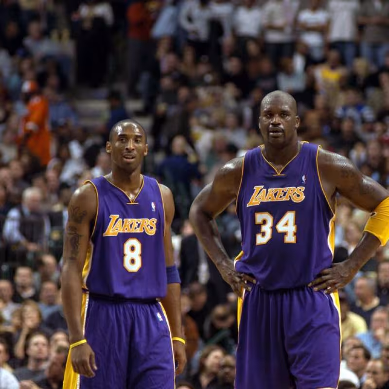 Kobe Bryant and Shaquille O'Neal