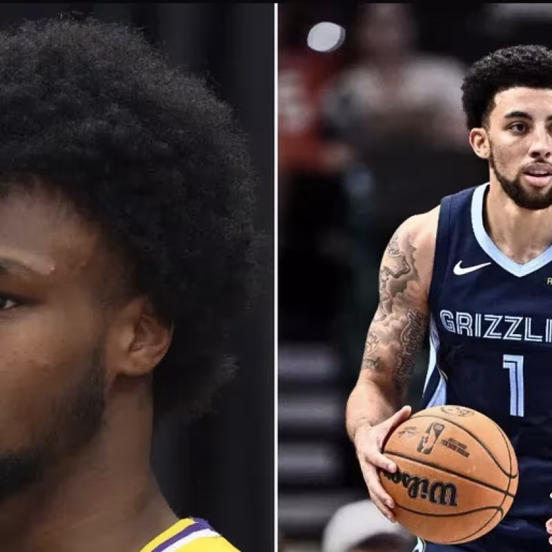 Bronny James and Scotty Pippen Jr.