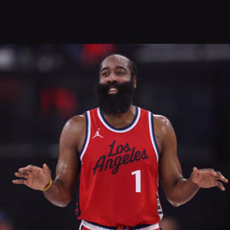 James Harden puts on a show with the Clippers. Photo: gettyimages