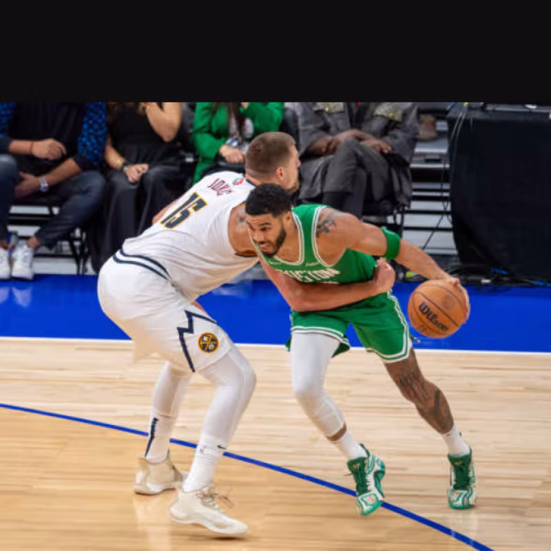 Jokic y Tatum, líderes de sus equipos. Foto: gettyimages
