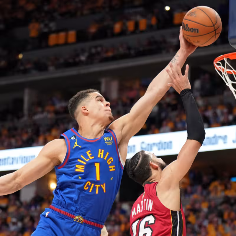 Michael Porter Jr. in a game against the Miami Heat.