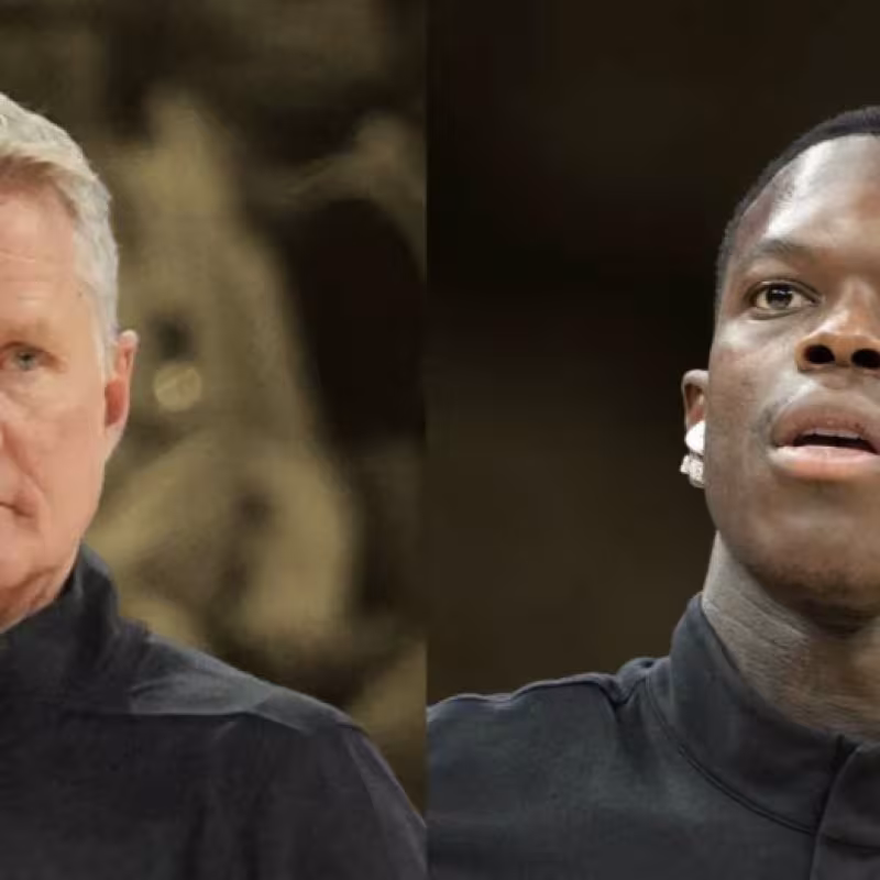 Dennis Schroder, Steve Kerr y Stephen Curry tienen un plan. 