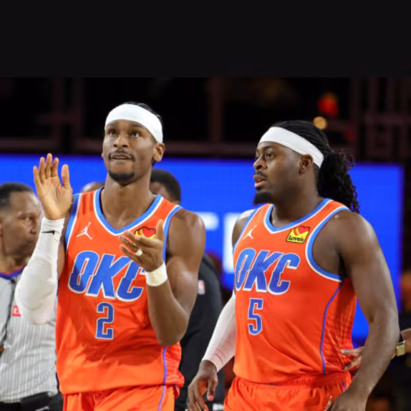 Victory of Thunder in NBA Cup 2024. Photo: gettyimages