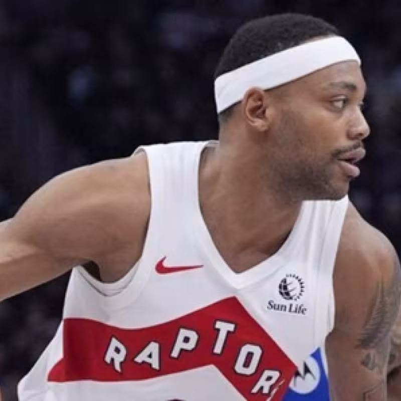 Bruce Brown, player for the Toronto Raptors.
