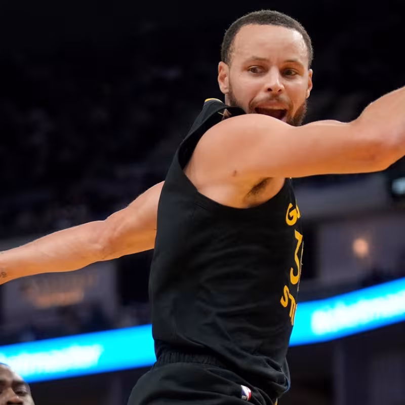 Stephen Curry, star of the Golden State Warriors.