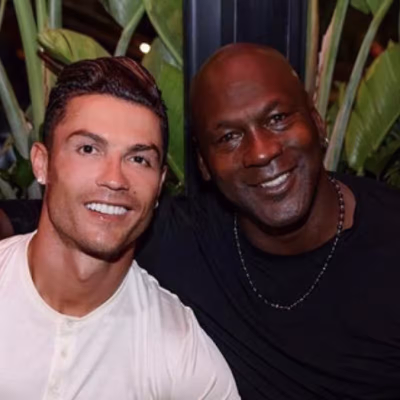Cristiano Ronaldo vs. Michael Jordan en redes sociales.