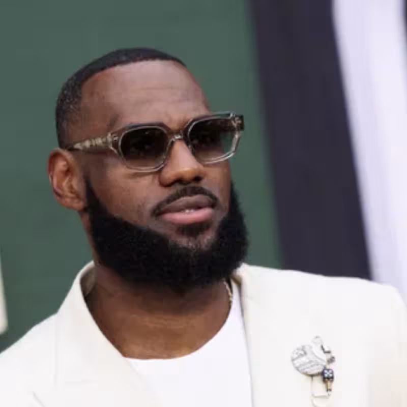 LeBron James, estrella de la NBA. 
