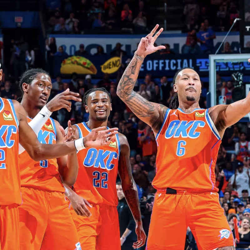 Victoria clara del Oklahoma City Thunder sobre los Cleveland Cavaliers.