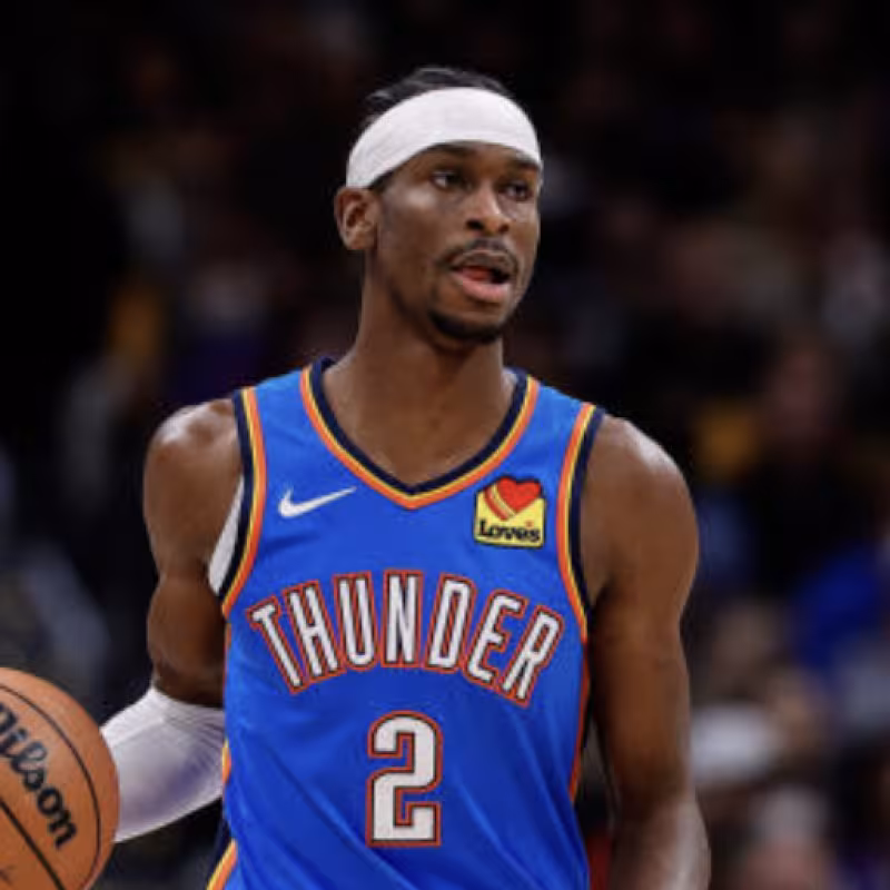 Shai Gilgeous-Alexander, star of OKC and favorite for MVP.