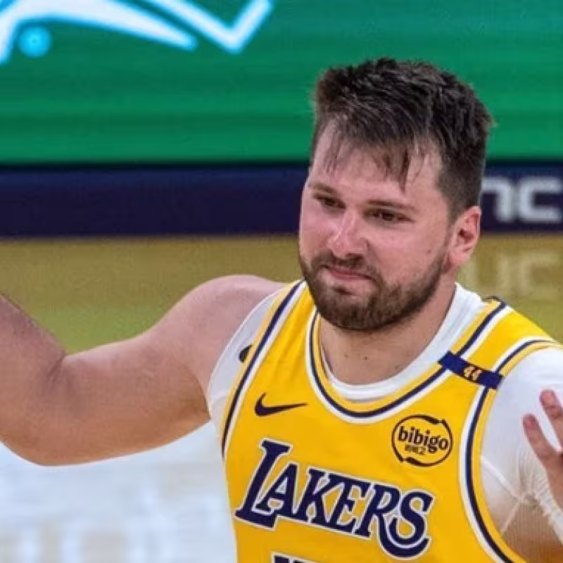 Luka Dončić, star of the Los Angeles Lakers.