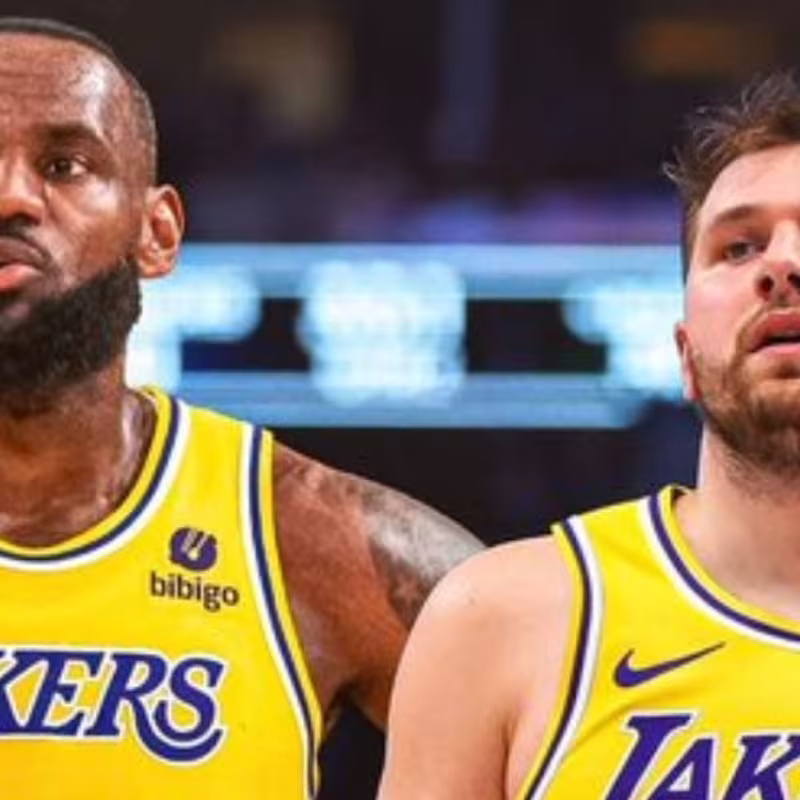 Luka Doncic, new player of the Los Angeles Lakers.