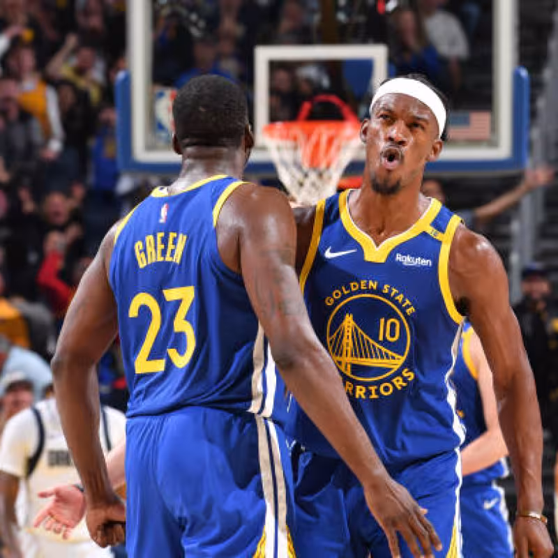 Draymond Green y Jimmy Butler, esperanzas para Warriors. Foto: gettyimages