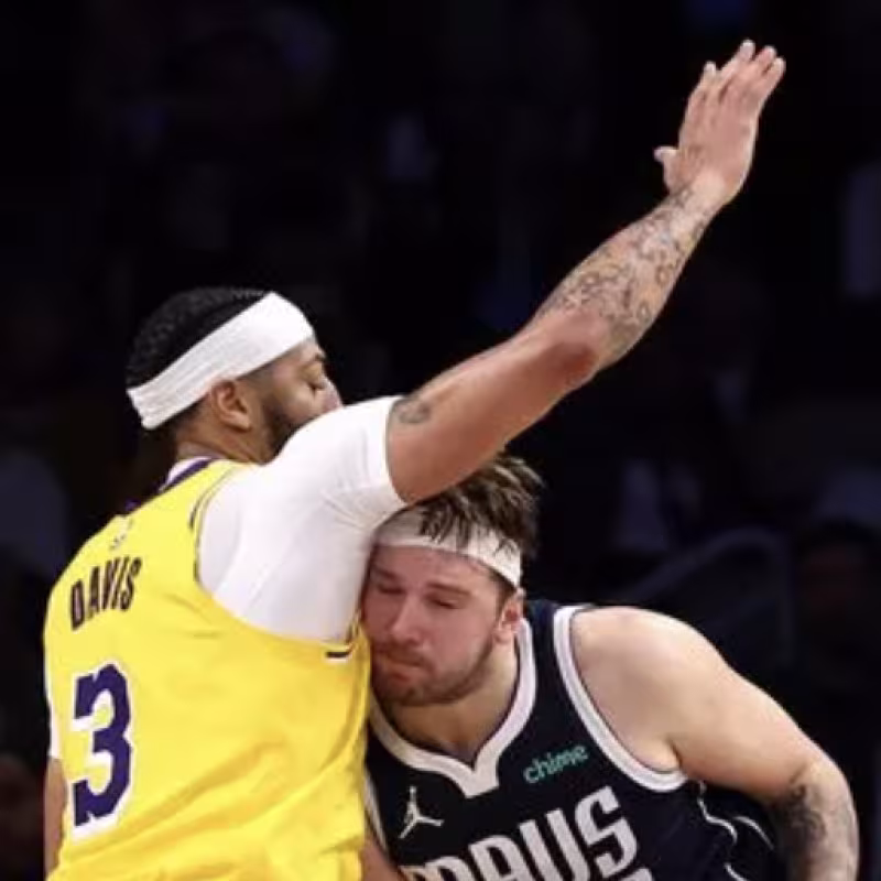 Luka Doncic to the Lakers and Anthony Davis to the Mavs.