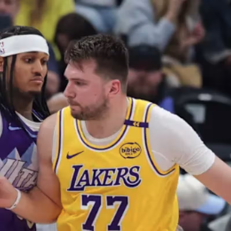 Luka Doncic, estrella de Los Angeles Lakers. 
