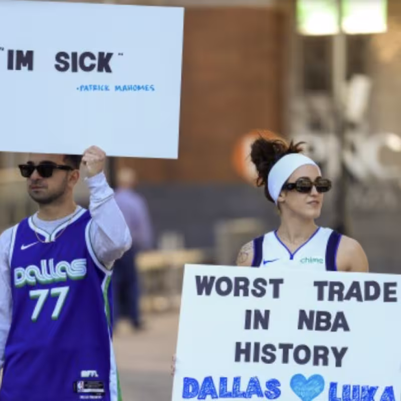 La gente de Dallas está con Luka Doncic.